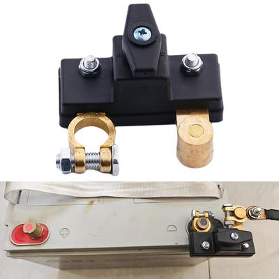 Car Battery Disconnect Isolator Cut Off Switch 12V 24V Universal Battery Terminal Anti-leakage Switch Power Cutoff Switch