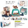 Children'S Play House Kitchen Simulation Food Mini Ice Cream Supermarket Donut Coffee Machine Export Toy Set