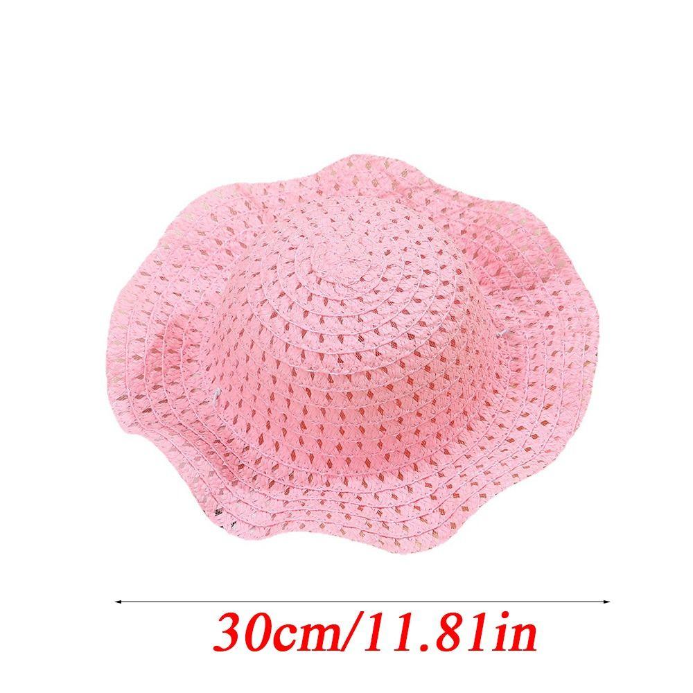 Hollow Out Baby Hats Large Brim Bucket Hat Cute Beach Hats Summer