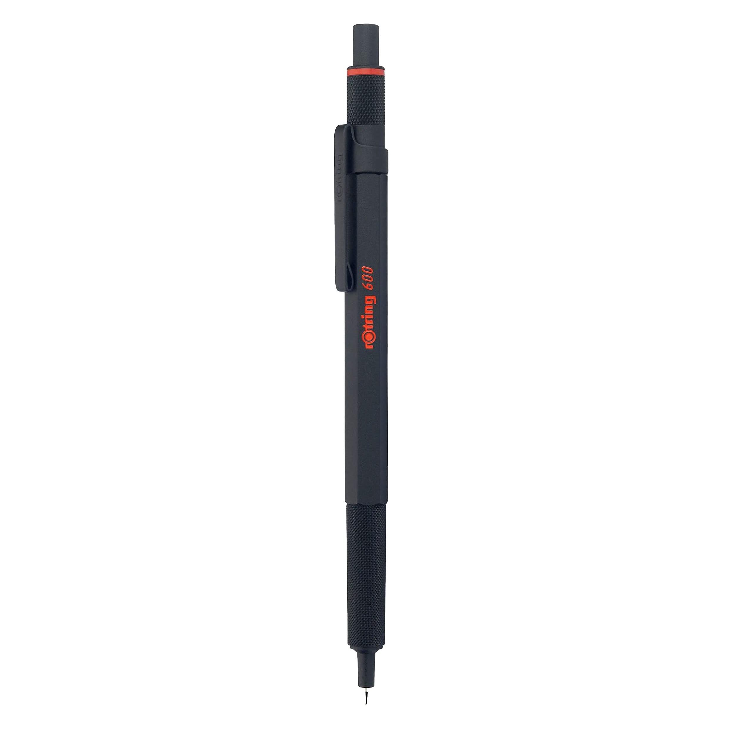 

Шариковая ручка Rotring 600 Черная M Средний пишущий узел На масляной основе с подарочной коробкой, Кнопочный механизм, Подходит для черчения, Оригинальный импорт 2032577
