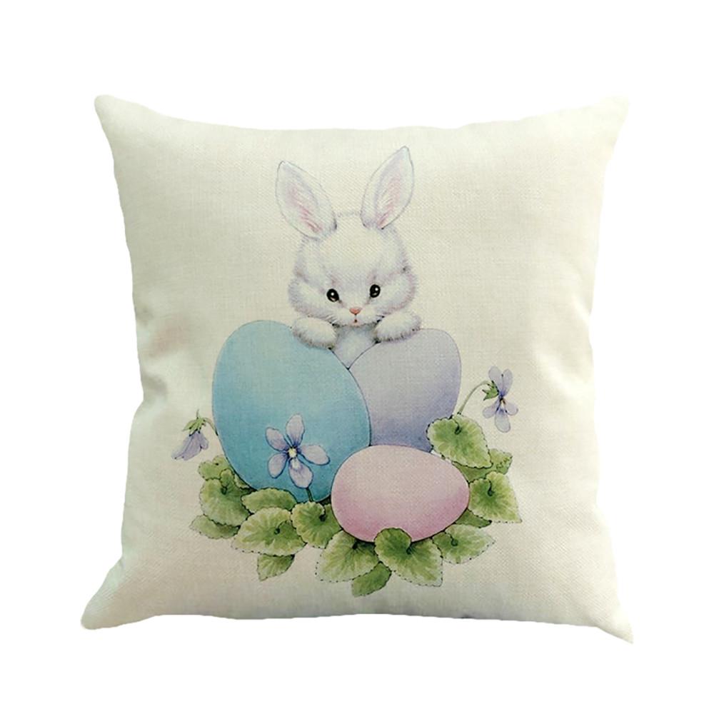 Easter Sofa Bed Home Decoration Festival Pillow Case Cushion Cover
