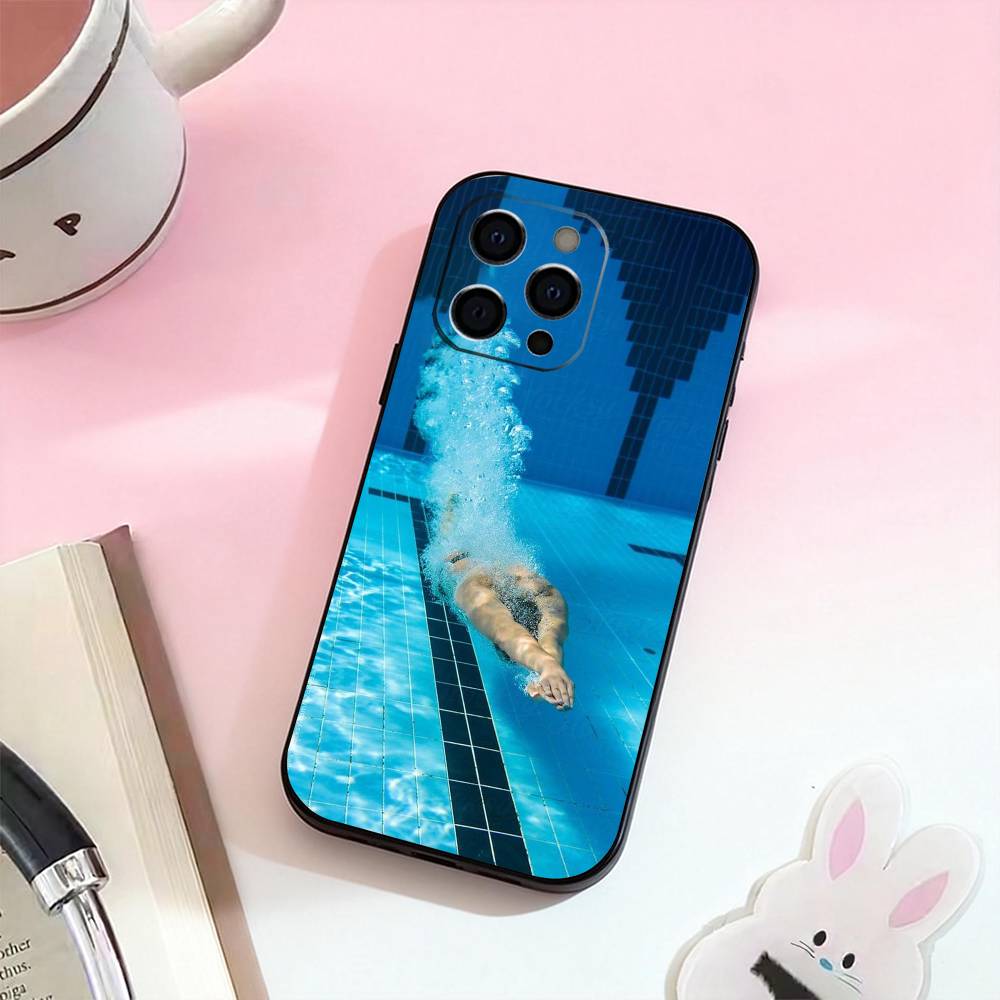 

Чехол для телефона Бассейн с водой , силиконовый, мягкий, для IPhone 17,16,15,14,13,12,11,XS,Plus Pro Max iPhone17air