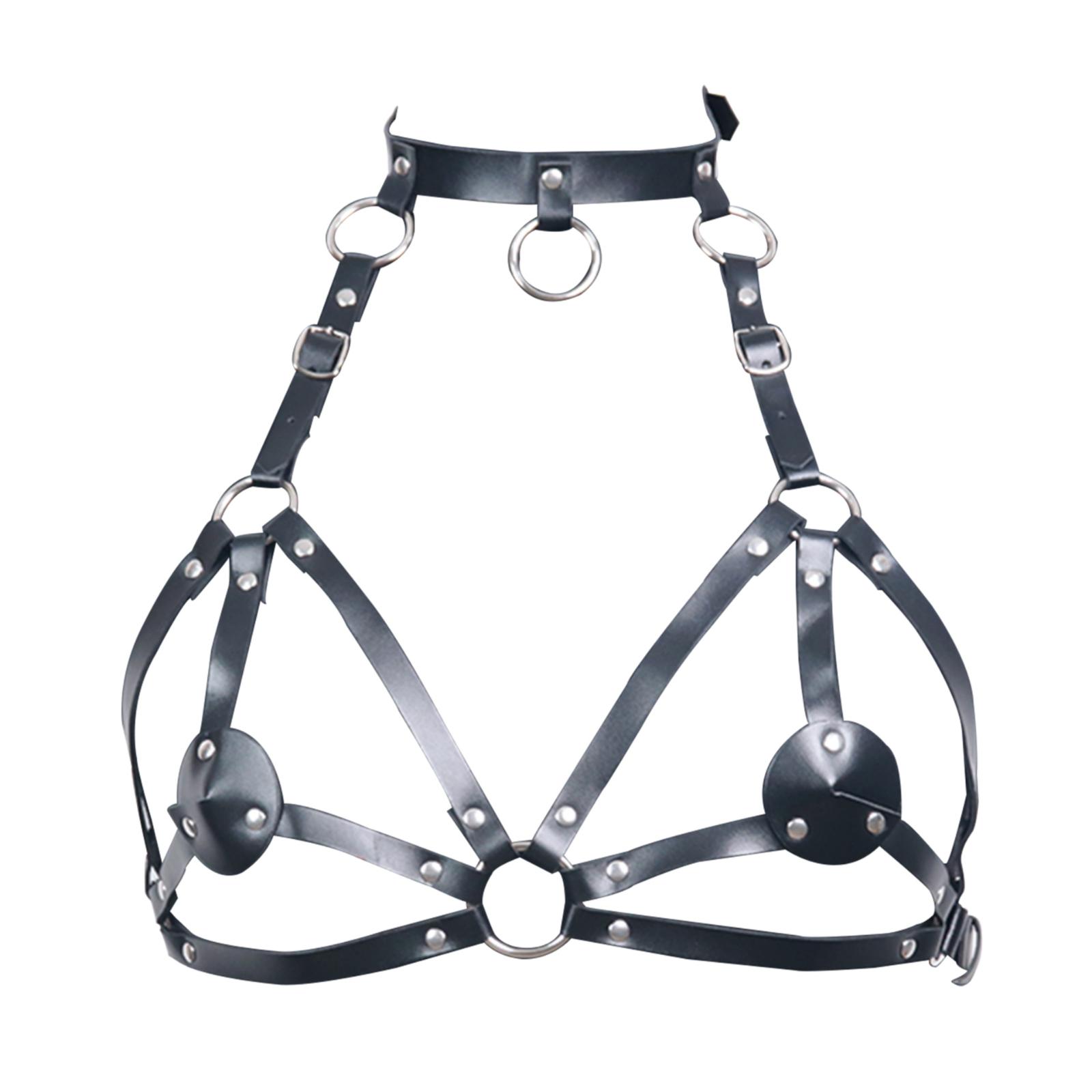 

Кожаный Топ-труба Сексуальные Аксессуары Полый Женский Бюстгальтер Цепь Носить Веселые Аксессуары One Size