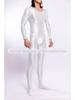 High Elastic Glossy Unisex Full-Body Jumpsuit - Large Size, Silky Luster, European & American Style, Sexy & Transparent, Smooth (Model 7076)