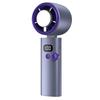 Portable High-Speed Bladeless Mini Fan with Digital Display and Cooling Ice Pack