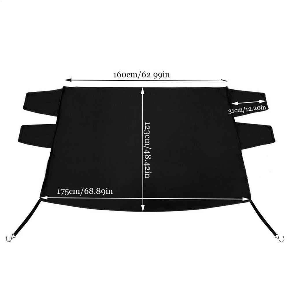 Car Snow Cover Frost Windshield Cover Shade Guard Protective Heavy-Duty Weatherproof For Sun Winter Heat Outdoor Rain Ice
