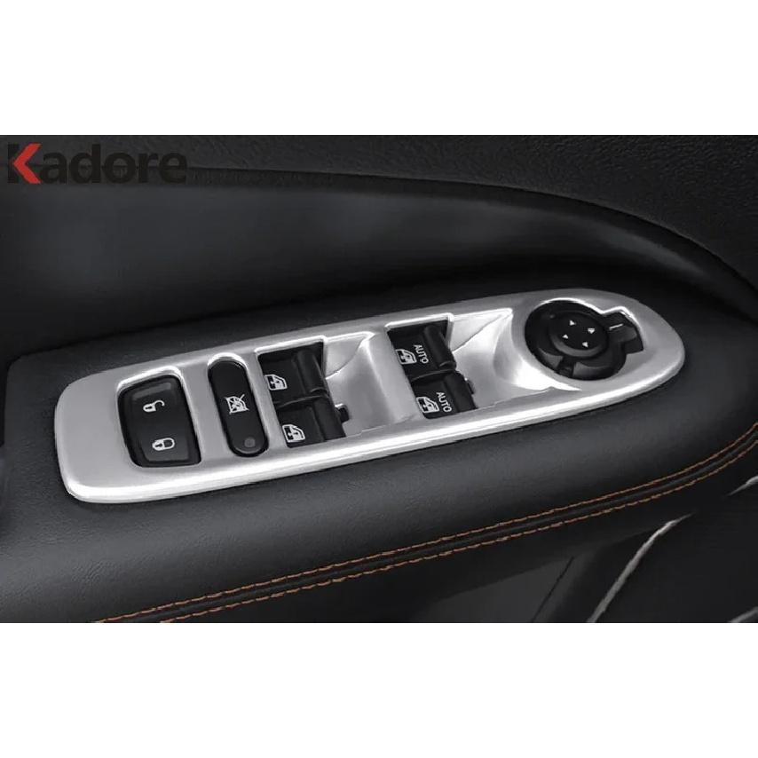Car Inner Door Armrest Window Lift Switch Button Panel Cover Trim For Jeep Compass 2017-  Matte Interior Accessories