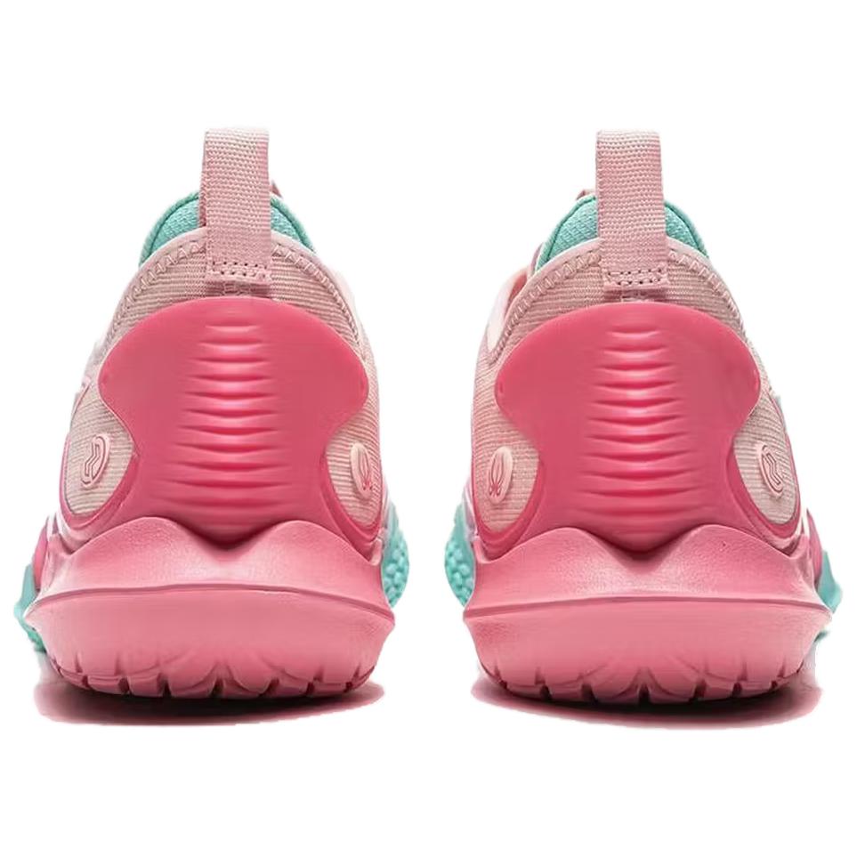 Li Ning Speed 12 Cushioning Abrasion Resistant Low top Basketball Shoes Men's Pink ABAW035-3