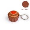 Printed Simulation Dessert Cute Buttons, Decompression Pendant, Pressing Keychain, Creative Keyboard, Click Sound, Decompression.
