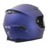 KOMINE FL Full Face Motorcycle Mat Metal XL HK-170 Helmet, Blue,