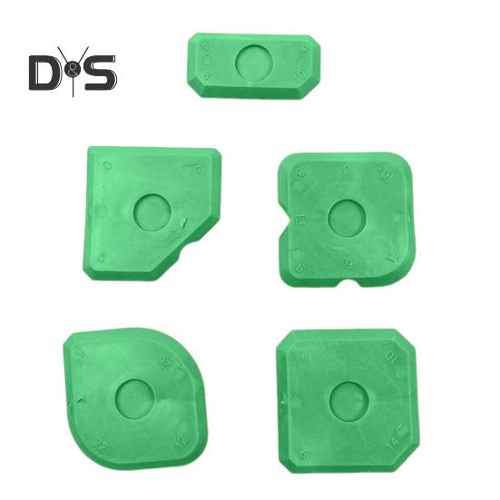 5Pcs/Set Silicone Caulking Tools Kit Kitchen Bathroom Floor Window Sealant Finishing Tool Grout Scraper Reusable Sealant Caulk Smoothing Tools