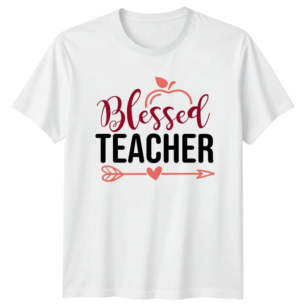 Blessed Teacher Unisexs TShirt Teacher Appreciation Education Gift For Her S