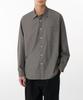 Relaxed Wool-Like Shirt [Taupe]