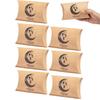 10Pcs Crescent Design Ramadan Gifts Packaging Eid Mubarak Foldable Eid Candy Gift Boxes Moon Star Pattern Multi-functional
