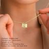 St. Delan Gold-Plated Stainless Steel Alphabet Pendants for DIY Jewelry