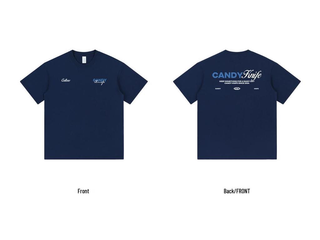 Color-Block Japanese Streetwear Loose Fit Cotton Couple T-Shirt