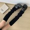 Knitted Lolita Leg Warmers Women's Long Socks Autumn Winter Wool Foot Cover Arm Warmer Y2K Crochet Heap Socks Boot Cuffs