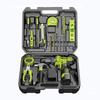 Toolbox Set: Electric Drill & Screwdriver Combo for Home Repair