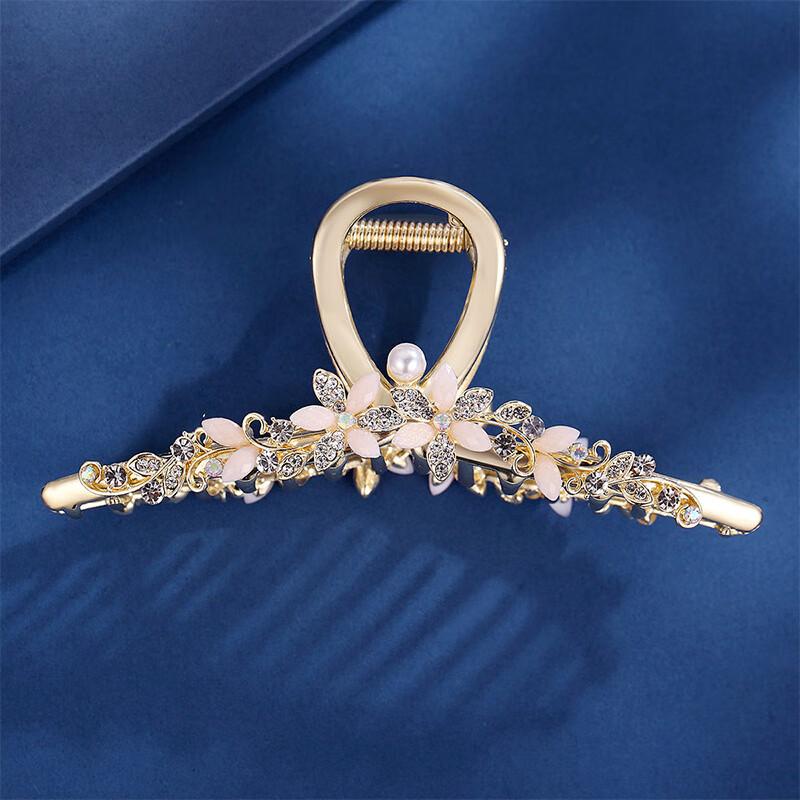 CHIMERA Large Flower Hair Claw Clip, Back of Head Shark Clip, Hairpin, Hair Accessories