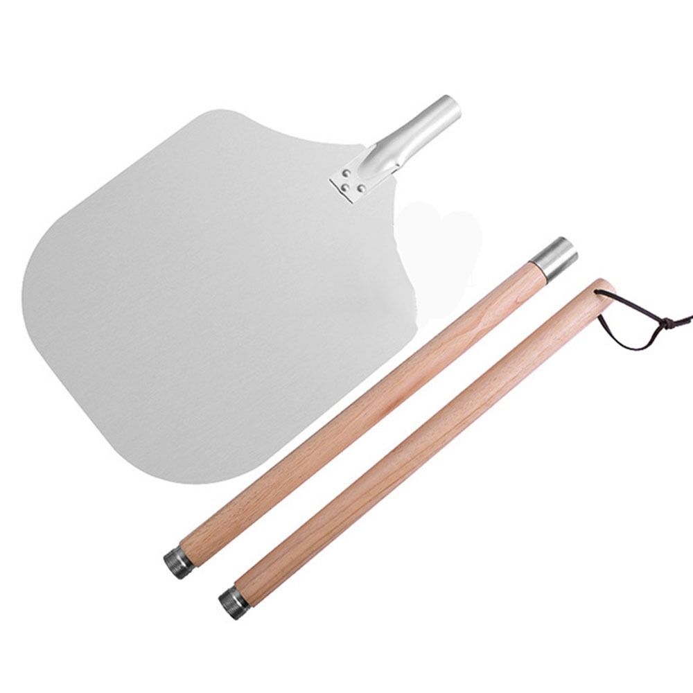 Aluminium Zinc Zinc Alloy Pizza Paddle Detachable Pizza Spatula Paddle Lightweight Pizza Peel  Kitchen Supply
