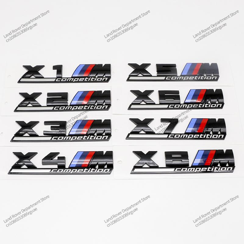 

ABS Emblem Sticker For BMW M Logo X1 X2 X3 X4 X5 X6 Competition G01 E84 E83 F39 F10 Car Body Rear Trunk Decoration Accessorie X1M Competition чорний