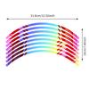 17" Auto Styling Streifen Regenbogen Felgenband Motocross Bike Motorrad Radaufkleber für Kawasaki Honda Yamaha Suzuki
