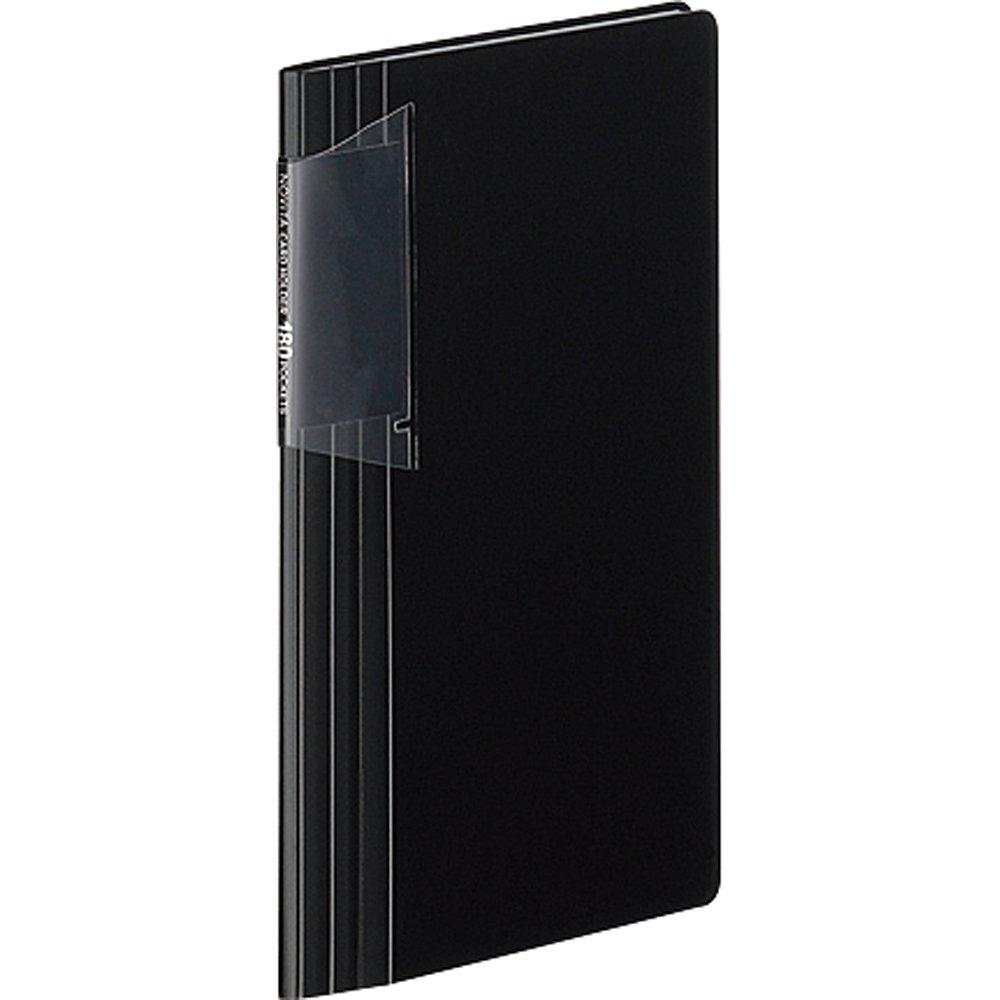 

KOKUYO File Card Holder Novita Slim 30 Sheets 180 People Capacity Black May-N118D
