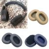 1Pair Ear Pad Replacement Protein Leather Earpads Ear Cushions Sponges Cover Earmuffs for 3.0 Wireless HESH3 Headphones