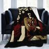 Multifunction Deep Purple Rock Band Blanket Merch Bed Decorative Heavy Metal Blanket Throw Ultra-Soft Velvet for Office