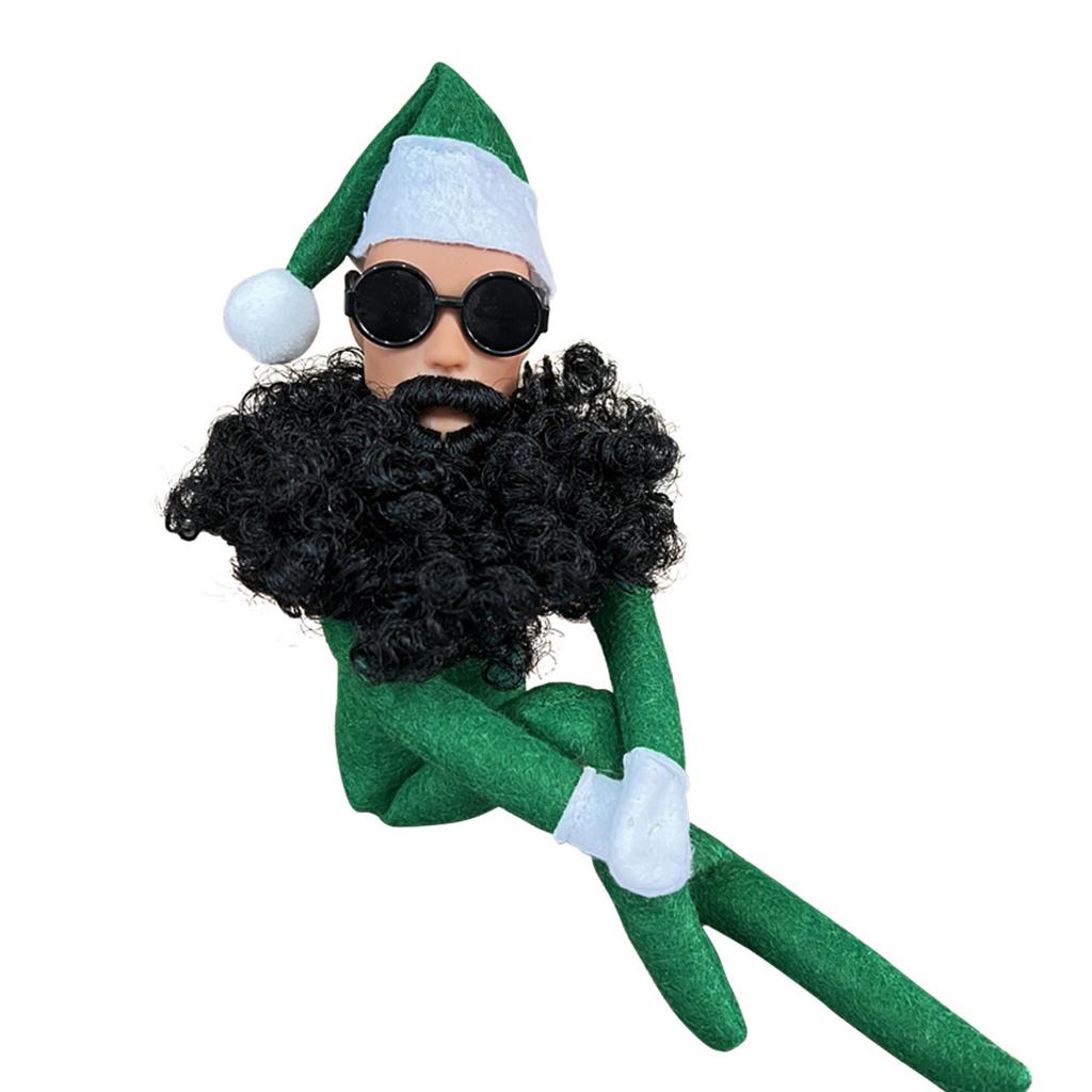 Christmas Plush Doll  Red And Green Elves For Home Decoration, Xmas Ornaments Tabletop Home Offices Decor, Fun Toys Gifts And Christmas Decorations