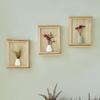 Rustic Wall-Mounted Key Storage Box Wooden Entryway Storage Box Wall Decor Cabinet Key Rack  Office