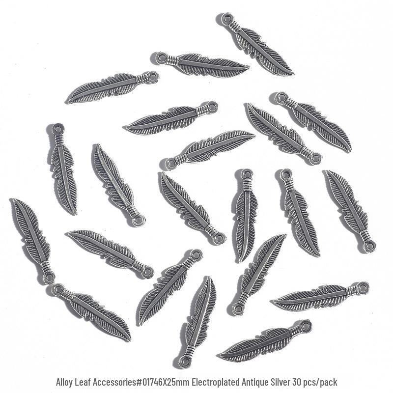 

Аксессуары для ювелирных изделий ручной работы из античного серебряного листа для создания браслетов и ожерелий своими руками. Electroplated Antique Silver