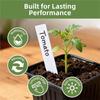 Reusable Garden Tags 4", 330Pcs Waterproof Plastic Plant Labels With Marker Pen Ideal For Seedlings, Vegetables& Flowers