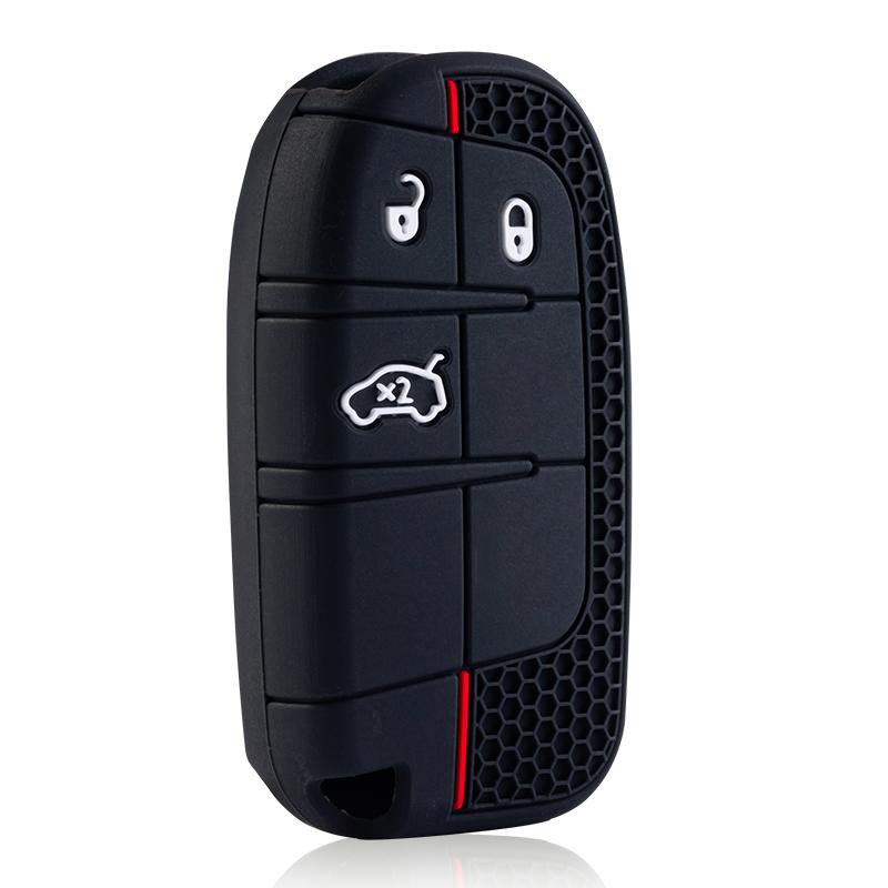 Silicone Remote Key Cover Case For Jeep Grand Cherokee Renegade For Dodge Charger Challenger Durango Journey For Fiat