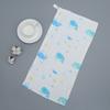6 Layer Pure Cotton Baby Gauze Square Towel High Density Printed Children Face Washing Saliva Towel Soft Absorbent