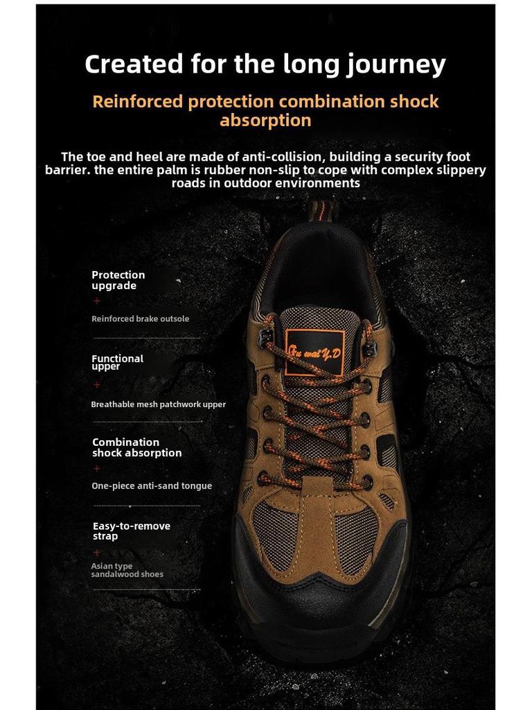 Breathable Outdoor Hiking Shoes, Large Sizes, Couple's Edition