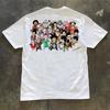 Japanese Vintage High Street Fashion Dragon Ball Anime Tshirt Unisex Women Summer Loose Cotton Short Sleeve