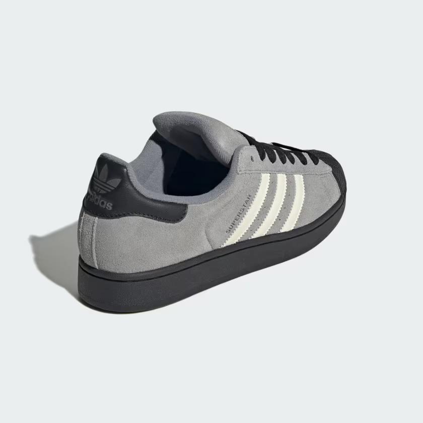 JQ3222 adidas Orignals Superstar 2 Grey Three Cream White Core Black (Men's)