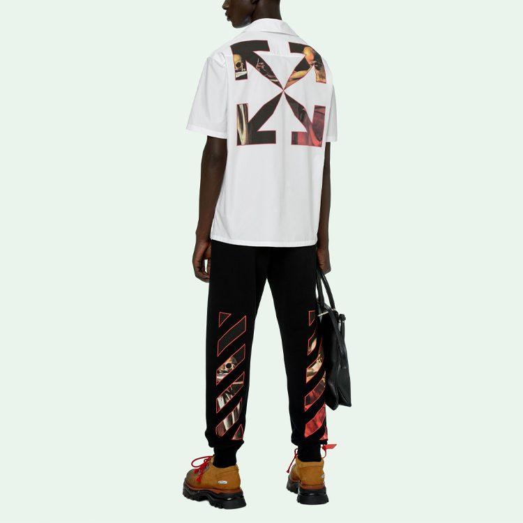 OFF WHITE SS21 Hemd Herren Weiß OMGA163R21FAB0040125