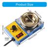 Professional 160W Soldering Iron Pot With Variable Temperature Control From 100℃ To 550℃ For Precise Work