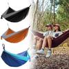 Double Nylon Hammock With Parachute Fabric For Outdoor Camping And Portable Use