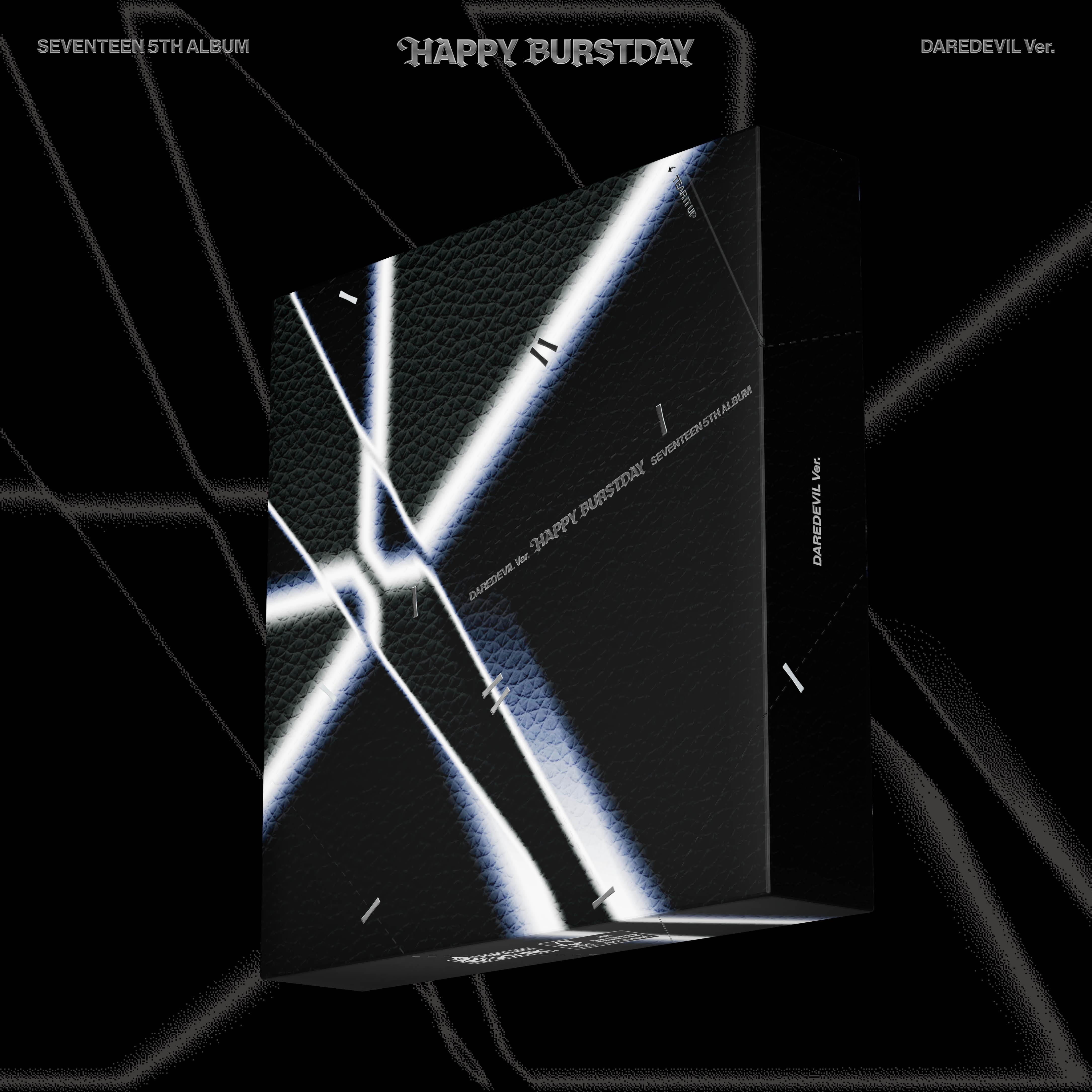 SEVENTEEN SZCZĘŚLIWYCH URODZIN DAREDEVIL Wersja. Album KPOP Fotoksiążka Fotokarta Kolekcjonerska black