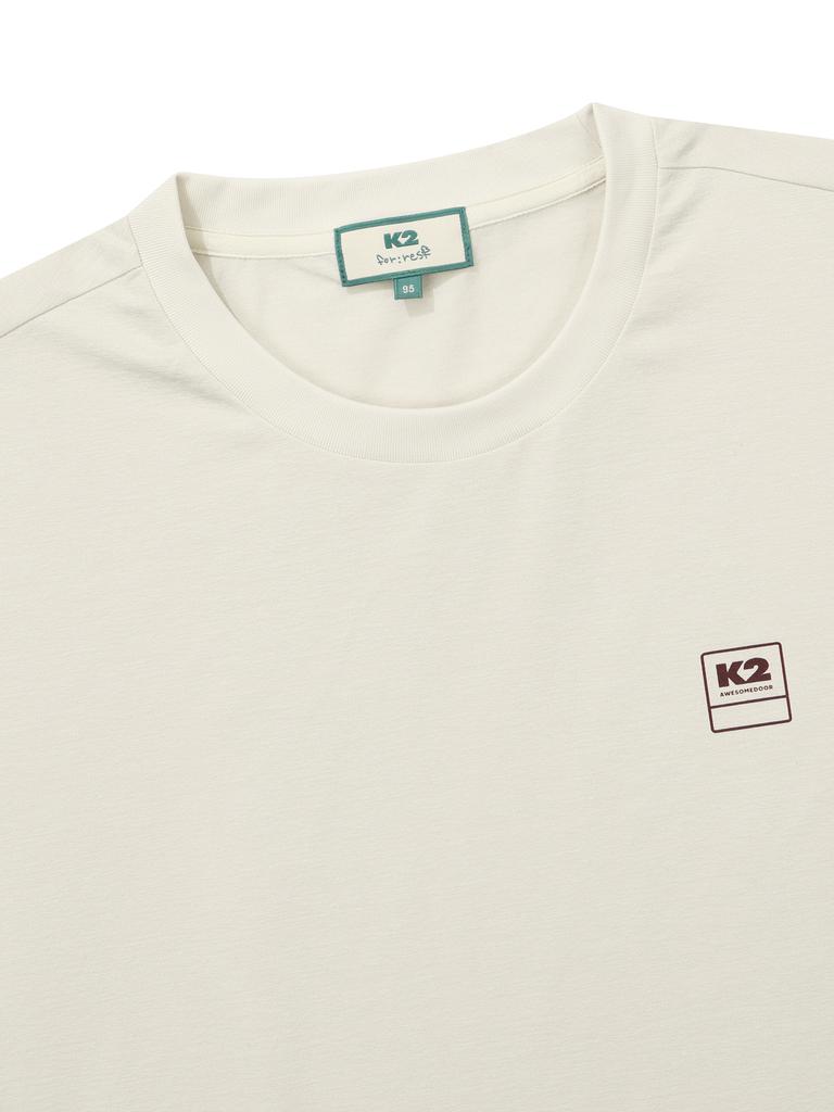 K2 For:Rest Nature Graphic T-Shirt (Unisex)_Oatmeal