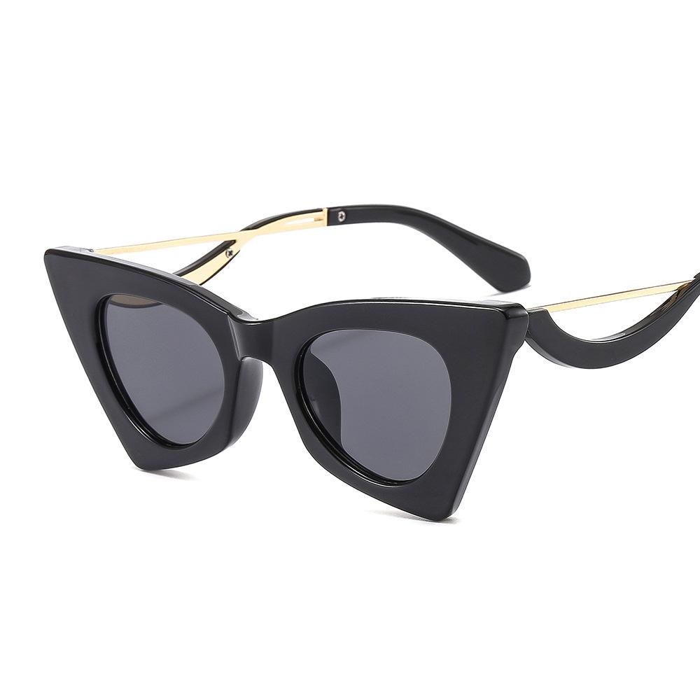 New Arrival Unique Retro Shades Trendy Cat Eye Sunglasses Oculos De Sol