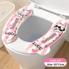 Pernă de WC Desen Animat, Sticker Universal pentru WC pentru Toate Anotimpurile, Pernă de WC Impermeabilă Fără Clătire, Pernă de WC de Baie din Două Piese