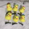 10pcs Little Yellow Duck Spring Hair Clip Cartoon Headwear Hair Styling Tool Hairpin  Hair Accessory