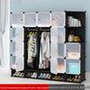Children's Folding Resin Wardrobe: Assembled Plastic Storage Cabinet for the Living Room