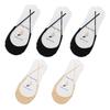 5 Pairs Suspenders Women Cotton Boat Socks Invisible Shallow Mouth Summer Thin Half Sole Socks Not Drop Heel Short Sox