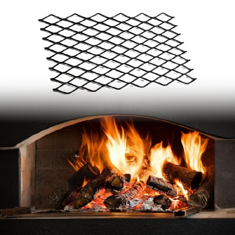 Wood Stove Grate Steel Fireplaces Grills Heavy Duty Grate Mesh Heat Resistant Holder Fire Grates Easy To Use