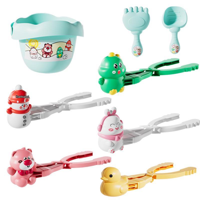 Extra Large Cartoon Snowball Maker for Kids - Winter Toy for Outdoor Fun